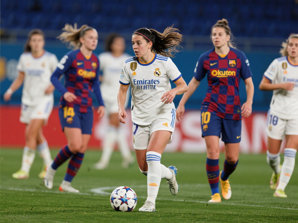 巴萨女足大胜皇马豪取西班牙超级杯冠军